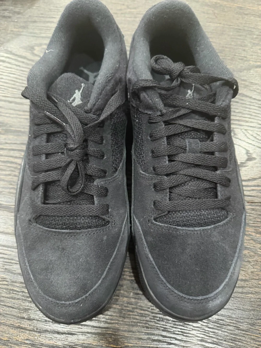 Nike Air Jordan Flight Court Men's Shoes Triple Black Mens size 10
